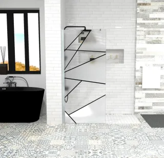 Душевая перегородка Cerutti SPA PICK T90 90см хром